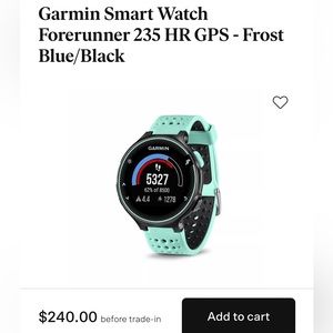 Garmin Forerunner 235 watch